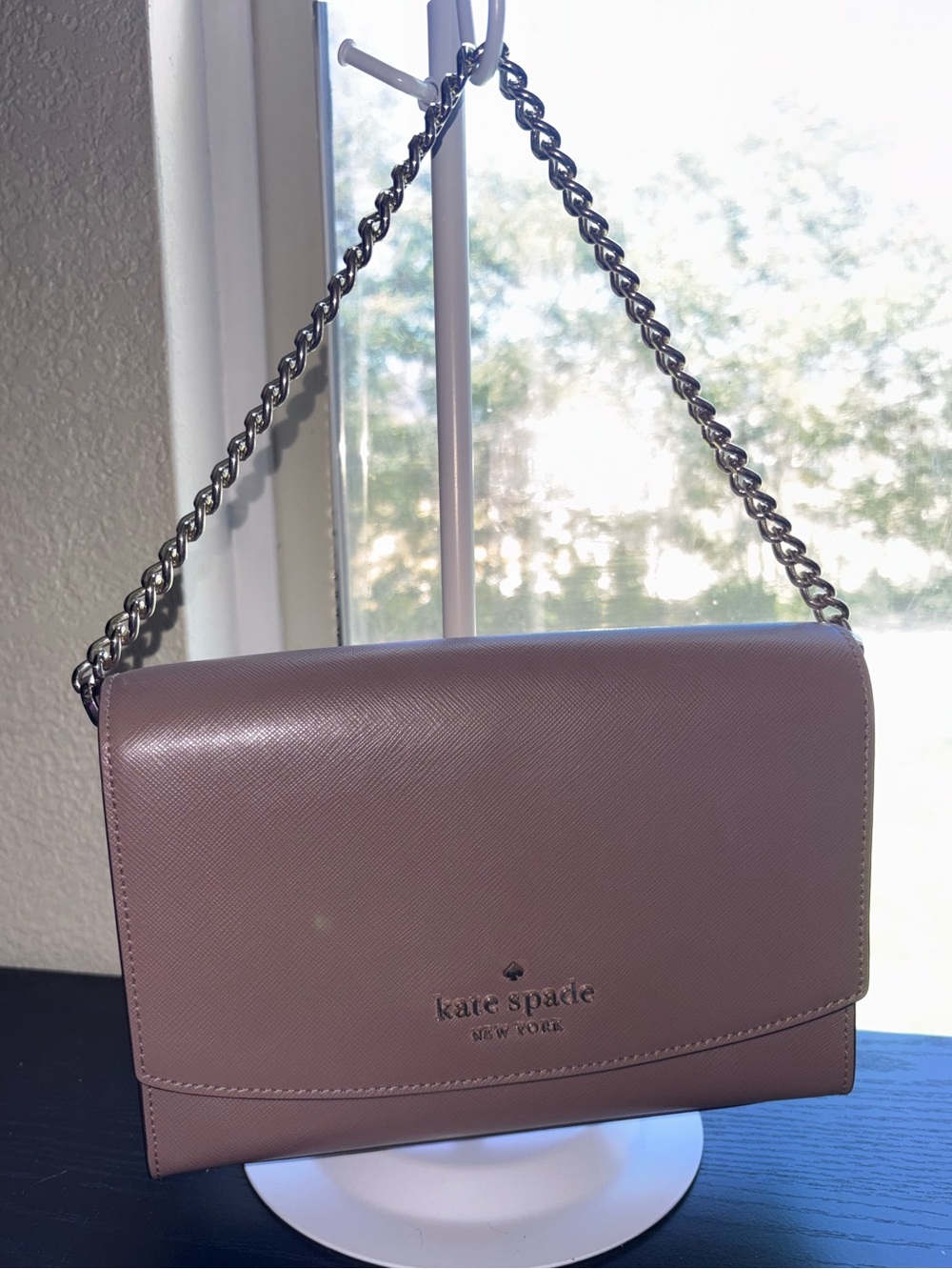 Live Show Kate Spade New York Blush Pink Chain Shoulder Bag
